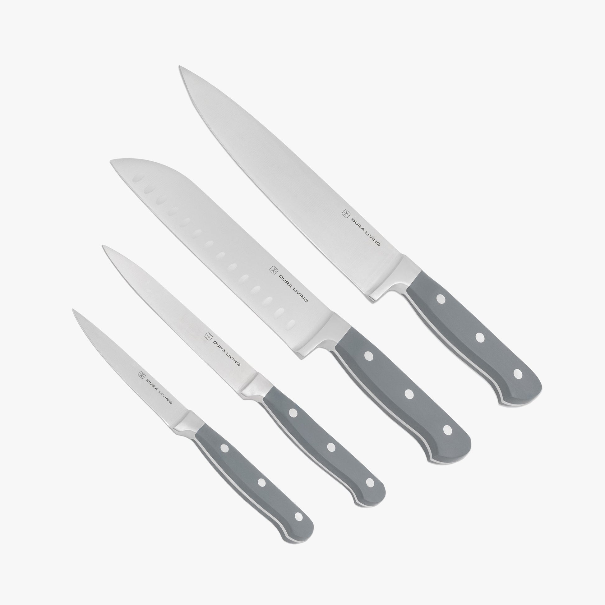 Superior 4 Piece Kitchen Knife set - Gray-0